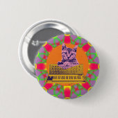 Cat Synthesizer Music Producer Design Button (Vorne & Hinten)