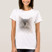 Cat T - Shirt (für sie) (Vorderseite)