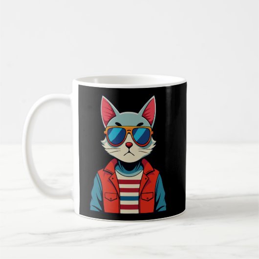 Cat T - Shirt Kaffeetasse (Links)