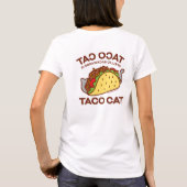 Cat T - Shirt - TACO CAT Spelling Backwards ist... (Rückseite)