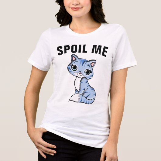 CAT t-shirts for Girls, SPOIL ME (Vorderseite)