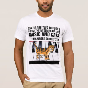 CAT-T-SHIRTS, ZWEI MITTEL FLÜCHTLINGE AUS LEBENSMI T-Shirt