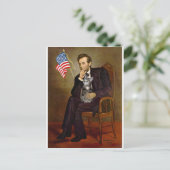 CAT (Tabby2) - Lincoln Postkarte (Stehend Vorderseite)