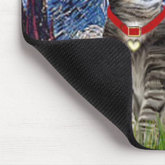CAT (Tabby2) - Starry Night Mousepad (Ecke)