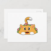 Cat Taco Postkarte (Vorne/Hinten)