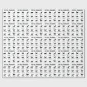 CAT TAIL TRANSLATOR GESCHENKPAPIER (Flach)