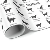 CAT TAIL TRANSLATOR GESCHENKPAPIER (Rolleneckpunkt)