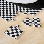 CAT tails - love black white Puzzle (Seite)