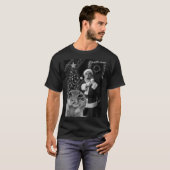 Cat Taking A Selfie Santa Christmas Xmas Pajamas H T-Shirt (Vorne ganz)