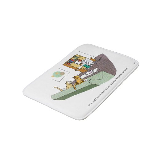 Cat Talk Badematte (Schrägansicht)