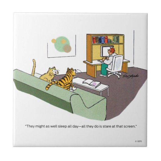 Cat Talk Fliese (Vorderseite)