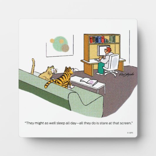 Cat Talk Fotoplatte (Vorderseite)