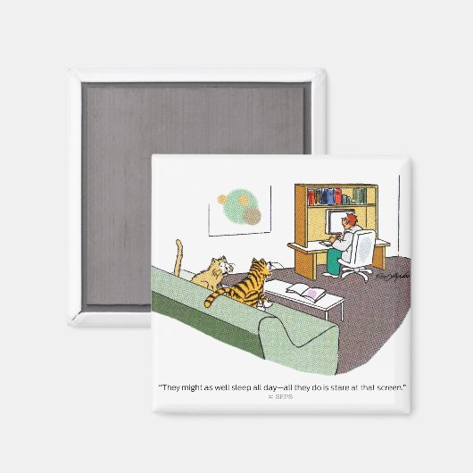 Cat Talk Magnet (Vorderseite/Rückseite)