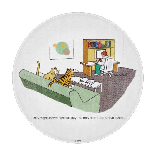 Cat Talk Schneidebrett (Vorderseite)