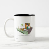 Cat Talk Zweifarbige Tasse (Links)