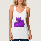 Cat Tank Top (Vorderseite)