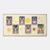 Cat Tarot Card Desk Mat Schreibtischunterlage (Vorderseite)
