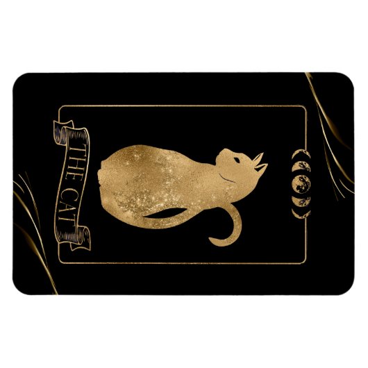 Cat Tarot Card Magnet (Horizontal)