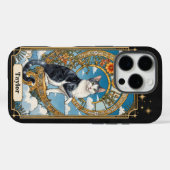 Cat Tarot Card Personalisiert iPhone 16 Pro Fall Case-Mate iPhone Hülle (Rückseite (Horizontal))