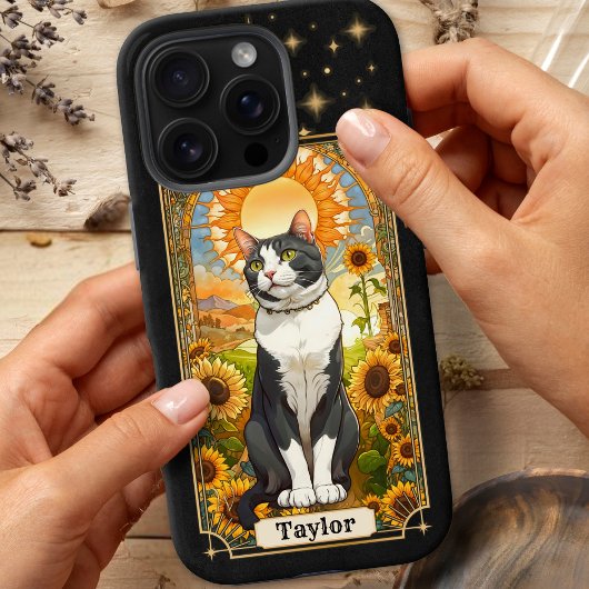 Cat Tarot Card Sun iPhone 16 Pro Fall Case-Mate iPhone Hülle