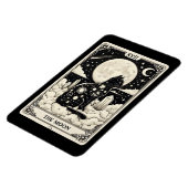 Cat Tarot Card The Moon Graphic Magnet (Linke Seite)