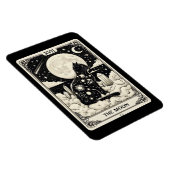 Cat Tarot Card The Moon Graphic Magnet (Rechte Seite)