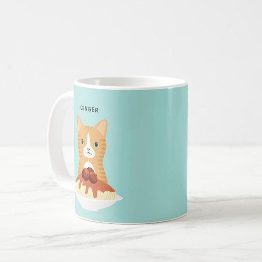 Cat-Tasse Kaffeetasse (Vorderseite Links)
