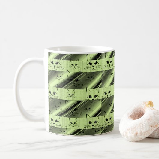 Cat-Tasse Kaffeetasse (Mit Donut)