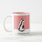 Cat Tasse_Pink Zweifarbige Tasse (Links)