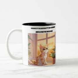 Cat-Tasse Zweifarbige Tasse