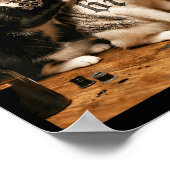 Cat Tattoo Artist 67 Six Seven Seis Siete Brain Ro Poster (Ecke)