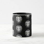 Cat Taurus Zodiac Black Tasse (Zentrum)