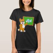 Cat Teacher Pointer Fish T-Shirt (Vorderseite)