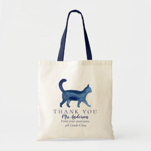 CAT Teacher Thank You Class Gift Tote Bag Tragetasche