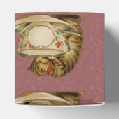 Cat Teacup Niedlich Vintag Viktorianisch Geschenkschachtel (Oben)