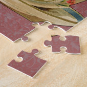 Cat Teacup Niedlich Vintag Viktorianisch Puzzle (Seite)