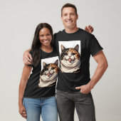 Cat Tease Meme Funny Kitty Iconic Meme T-Shirt (Unisex)