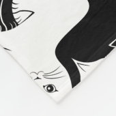 Cat Tessellation Blanket Fleecedecke (Ecke)