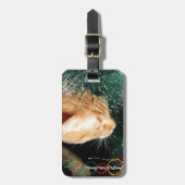 Cat Text Foto , Anpassen, Weihnachten, Gepäckanhänger (Vorderseite vertikal)