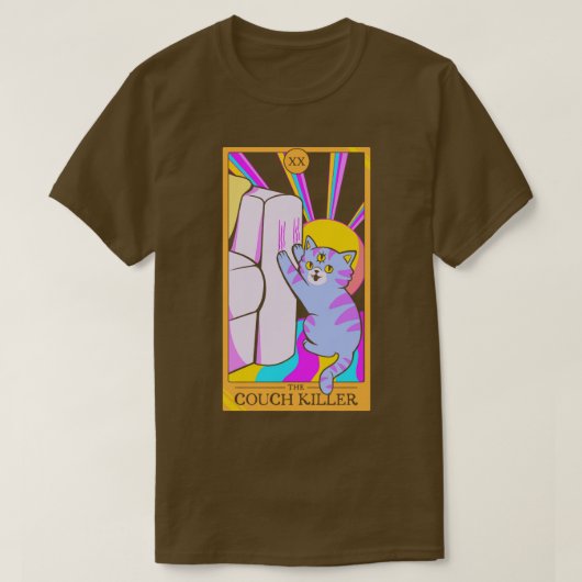 Cat The Couch Killer von Tobe Fonseca T-Shirt (Design vorne)