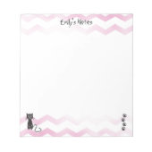 Cat-Thema Notepad Notizblock (Vorderseite)