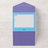 Cat Themed Birthday Party - alles in einer Einladu All In One Einladung (Außenbereich)