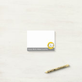 Cat Themed Design mit Cartoon Cat Face Post-it Klebezettel (Auf Schreibtisch)