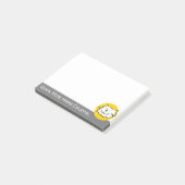 Cat Themed Design mit Cartoon Cat Face Post-it Klebezettel (angewinkelt)