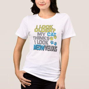 Cat themed Funny Birthday T - Shirt
