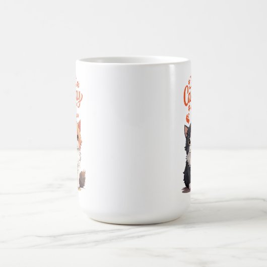 Cat-Themed Kaffeetasse (Mittel)