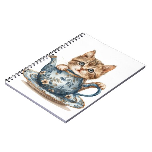 Cat-Themed-Notebook Notizblock (Linke Seite)