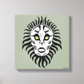 Cat Themed Skull Designated Original Art Leinwanddruck (Vorderseite)