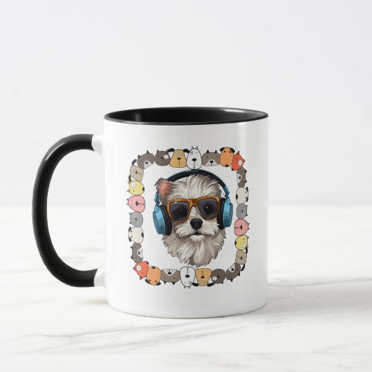 Cat-Themed Tasse (Links)