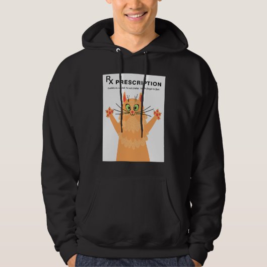 Cat Therapy Hoodie (Vorderseite)